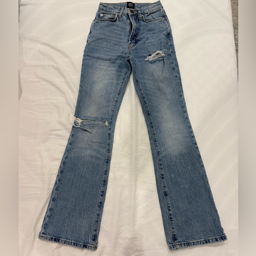 BDG High-Waisted Comfort Stretch Flare Jeans / 24